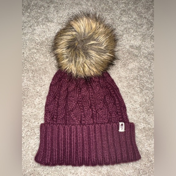 The North Face Accessories - The North Face Maroon Beanie One Size